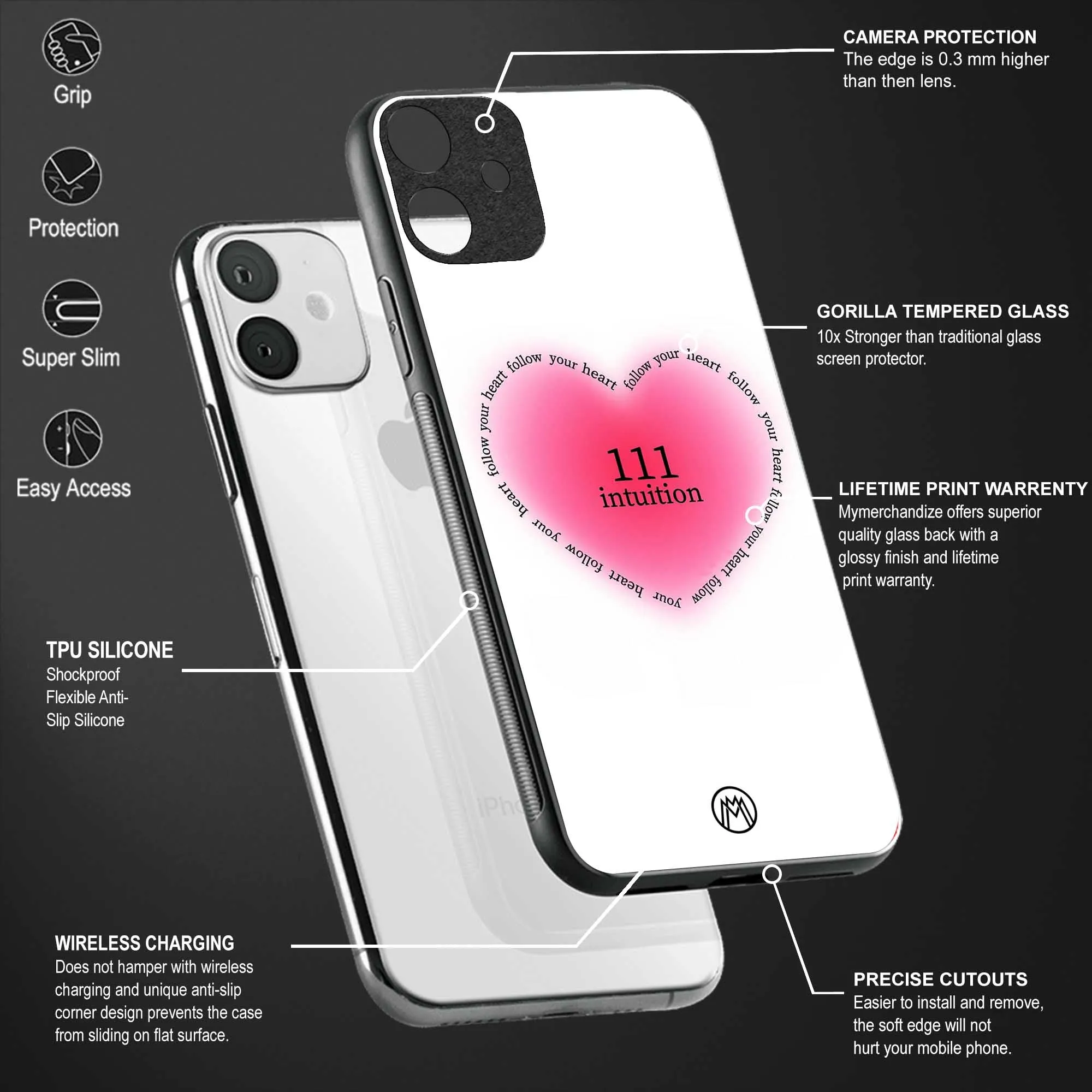 111 Intuition Phone Case for IPhone 12 | Glass Case