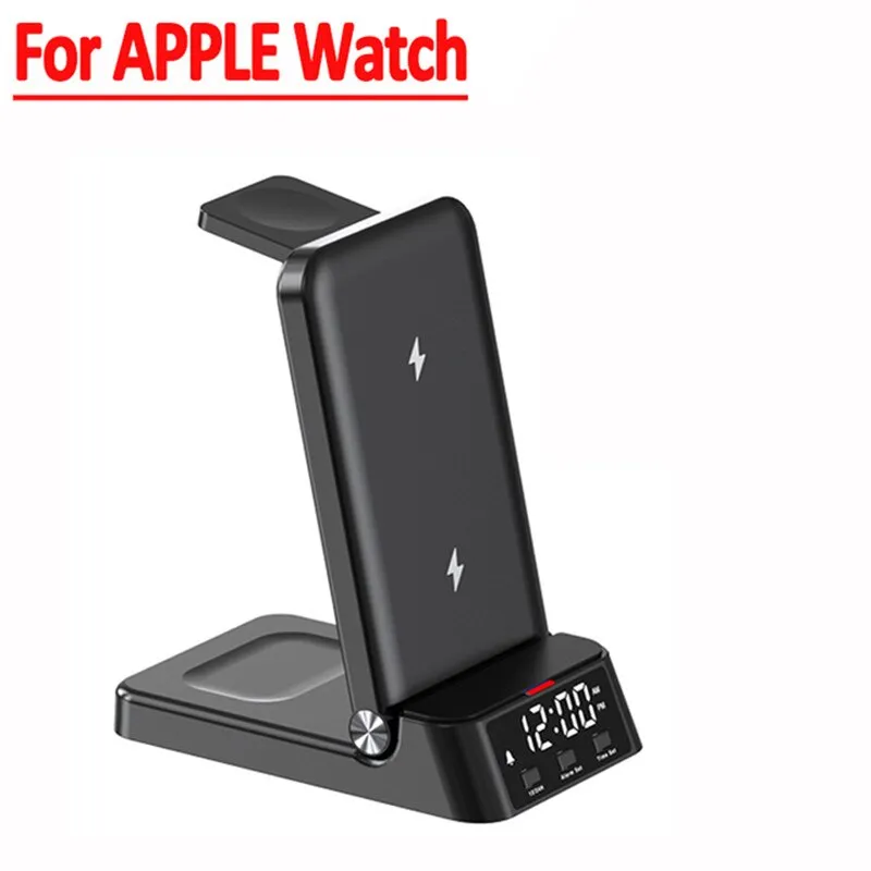 15W 4 In 1 Wireless Charger Stand For iPhone Samsung Watch Airpods