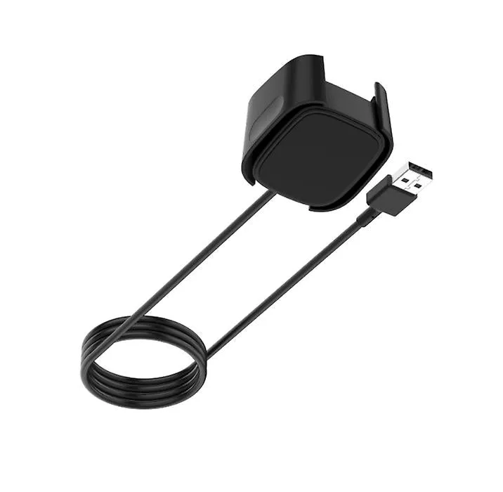 1m black Replaceable Usb Charger Charging Stand Holder Cable Adapter For Bracelet Watch AZ11523