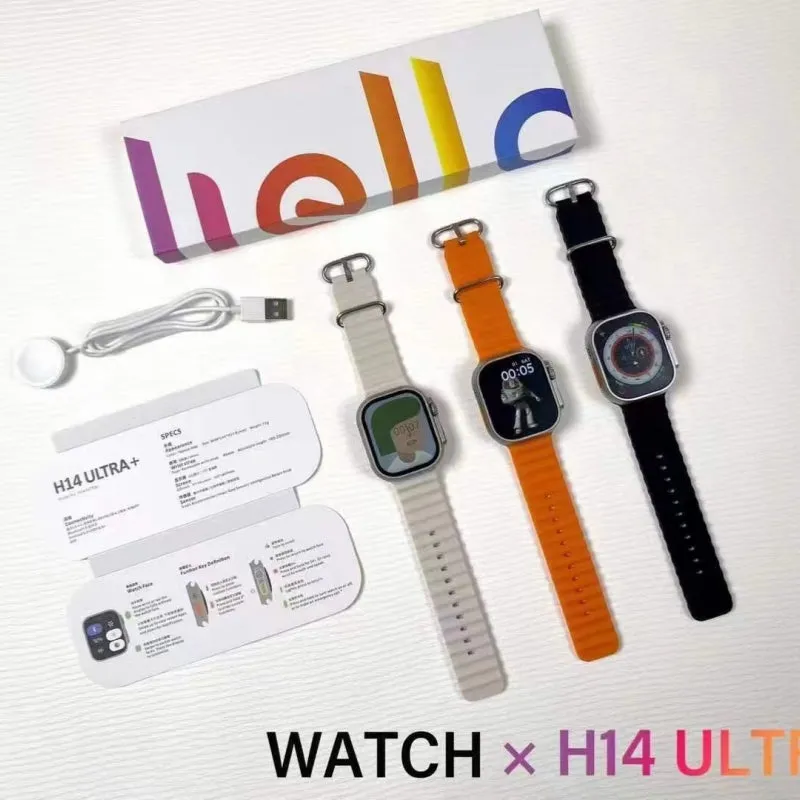 2024 NEW H14 Ultra PLUS Smartwatch 2.02" TFT Screen 1GB Storage Support Local Music TWS Connection