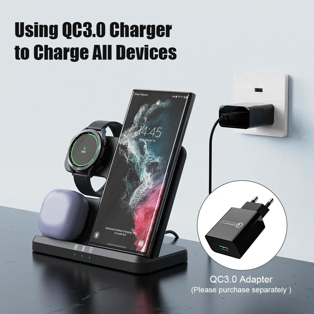 3 in 1 Wireless Charger Stand for Samsung Galaxy Z FOLD SERIES