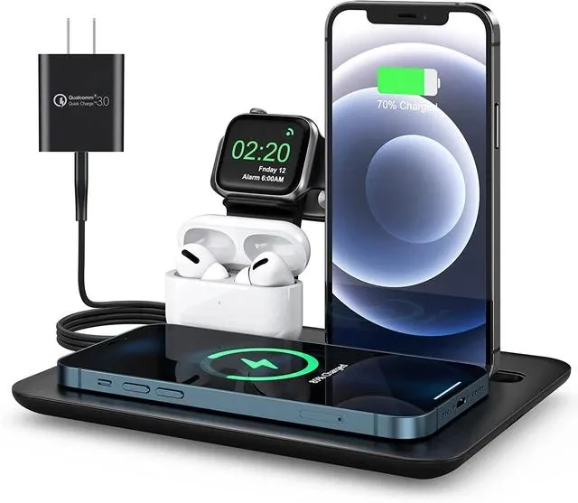 4 in 1 Wireless Charging Station YM-UD17