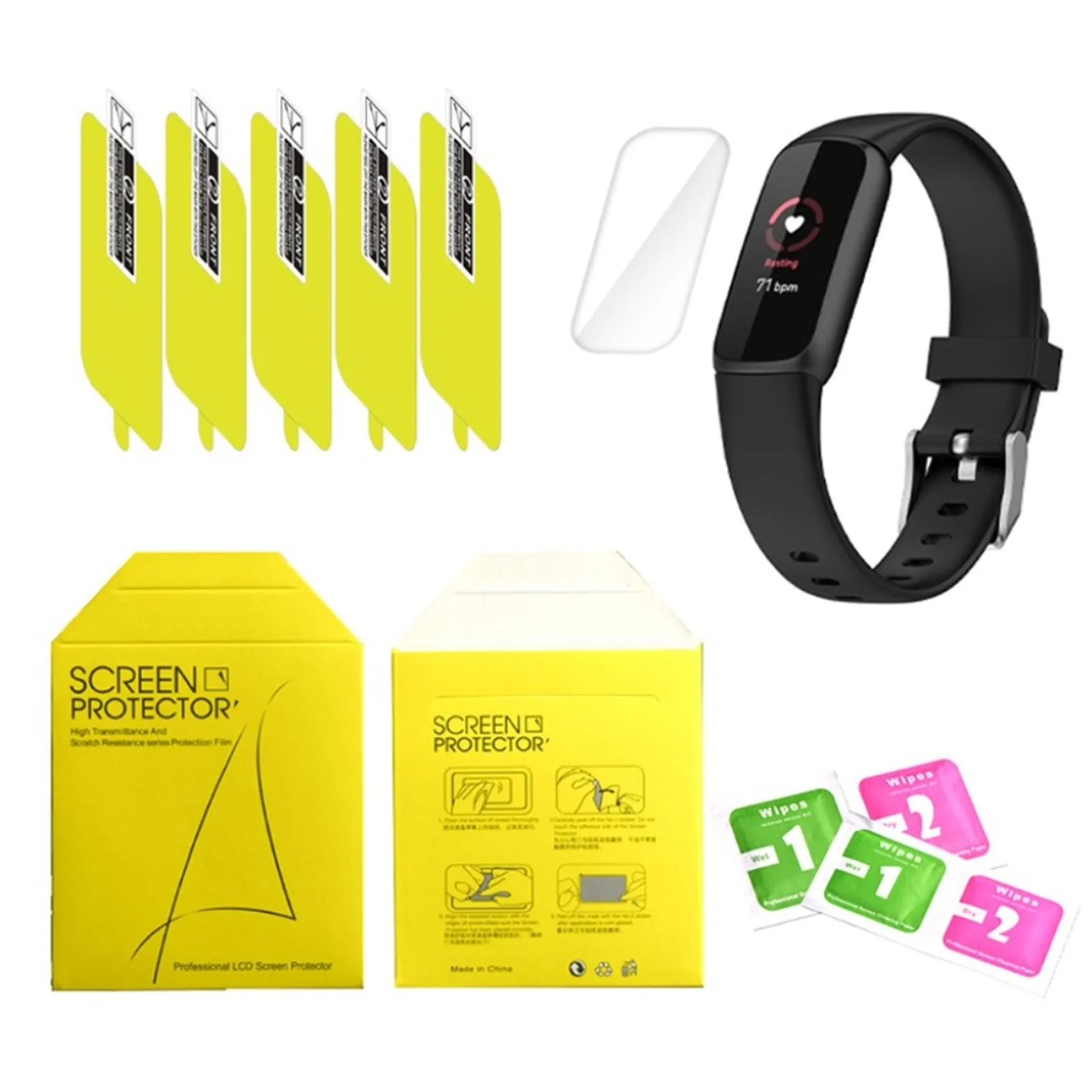 5 Pcs Fitbit Luxe screen protector