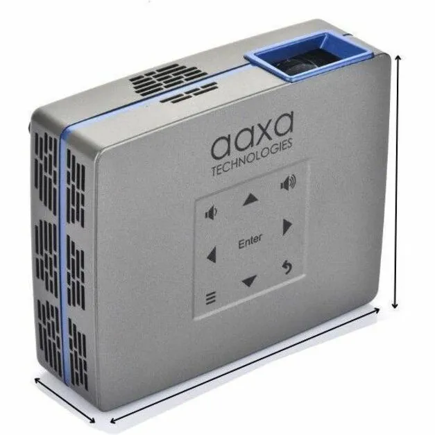 AAXA Technologies SLC450 Short Throw LED Projector - 16:9 - Portable - Silver Gray - High