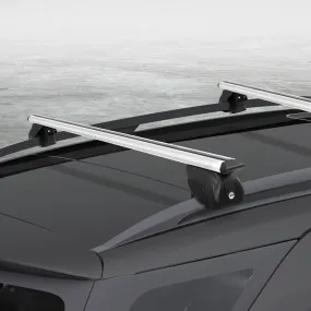 Adjustable Aluminium Car Roof Racks 126cm - Universal Aerodynamic Holder by Upgraded