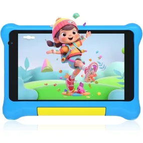 AEEZO TK706 7'' 2GB RAM 32GB ROM Android 12 2.4 GHz Processor Speed  Kids Tablet, Blue