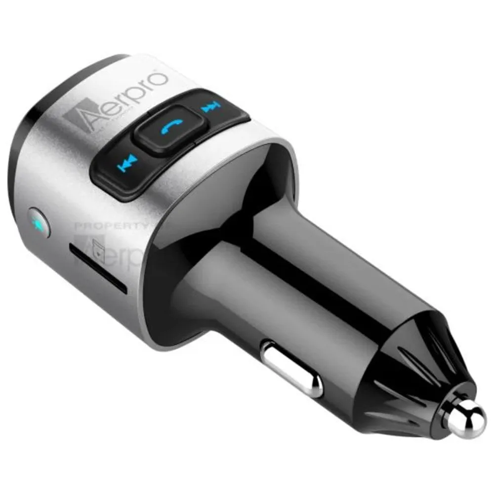 Aerpro Bluetooth FM Transmitter with Quick Charge 3.0 USB Output - APBT210