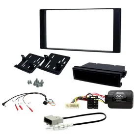 AERPRO Single/Double Din Matte Black Install Kit To Suit Subaru - Various Models (Without Oem Nav, Pre 2011) - FP9268K