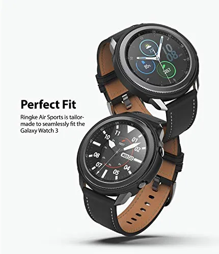 Air Sports Case Designed for Galaxy Watch 3 45mm  -  Black