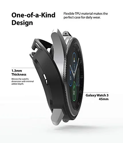 Air Sports Case Designed for Galaxy Watch 3 45mm  -  Black