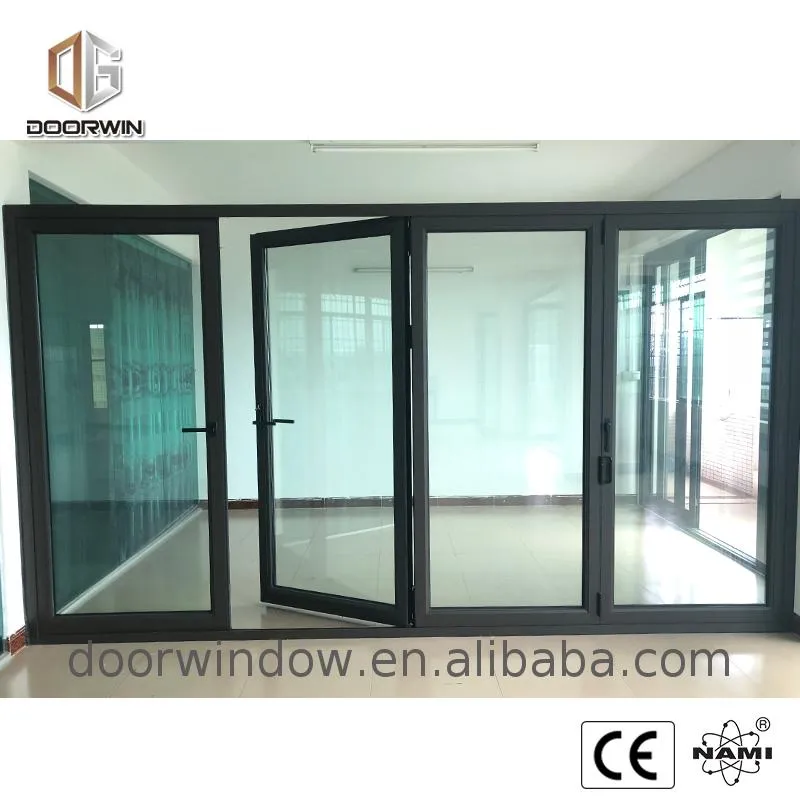 Aluminum door parts and glass handles alloy louvre doors