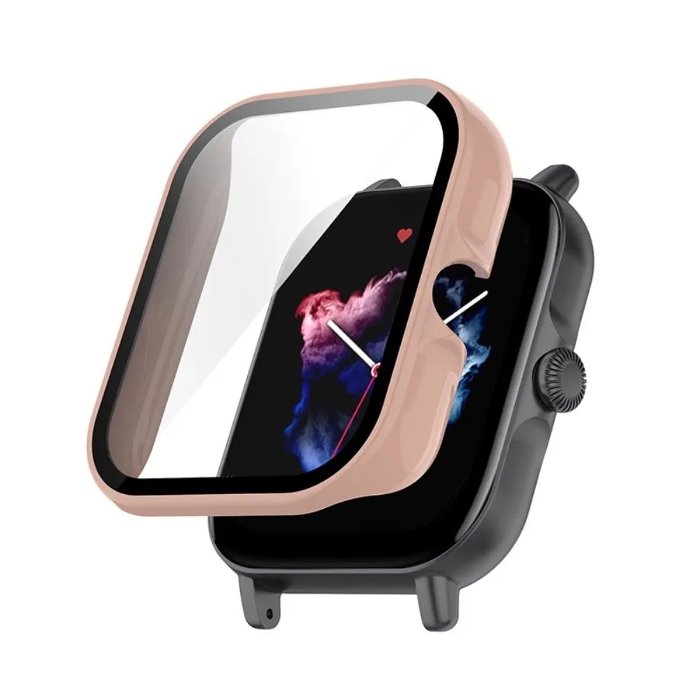 Amazfit GTS 3 ultra-thin cover with tempered glass - Pink