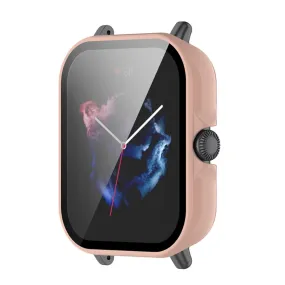 Amazfit GTS 3 ultra-thin cover with tempered glass - Pink