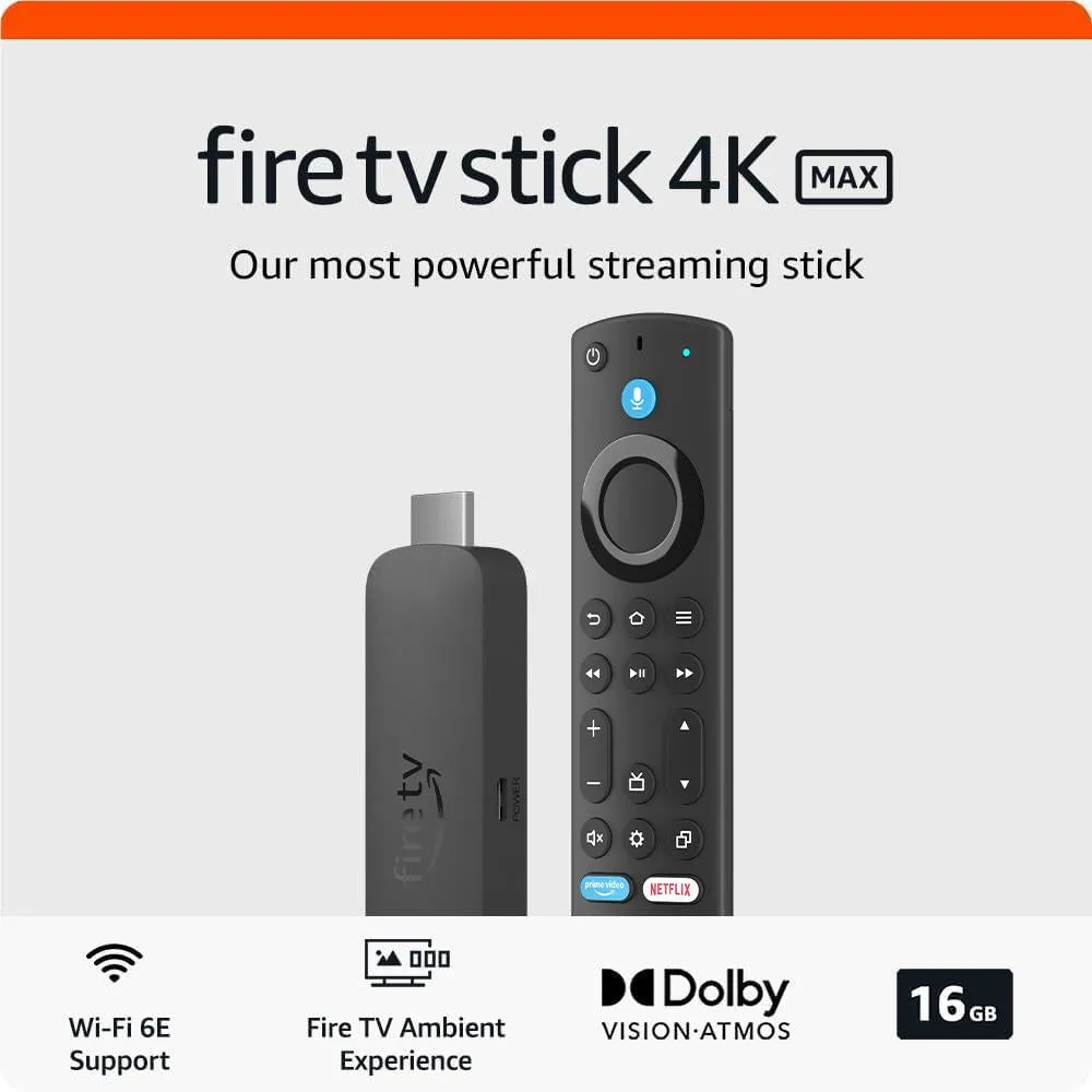 Amazon Fire TV Stick 4K Max [2024]