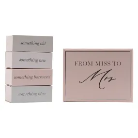 AMORE KEEPSAKE MINI BOXES MISS TO MRS