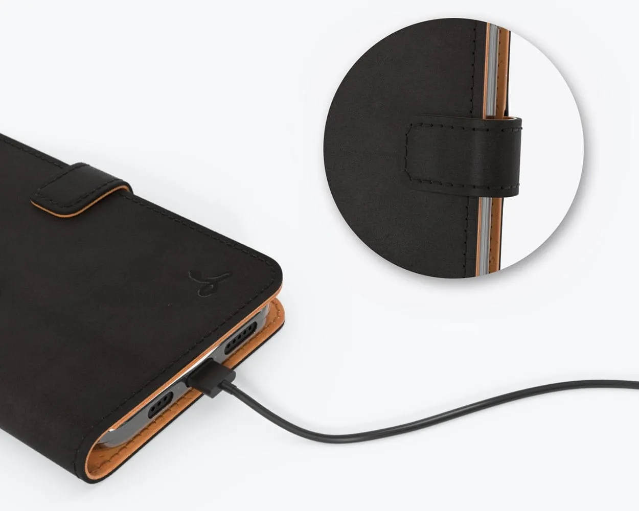 Apple iPhone 12 - Vintage Leather Wallet