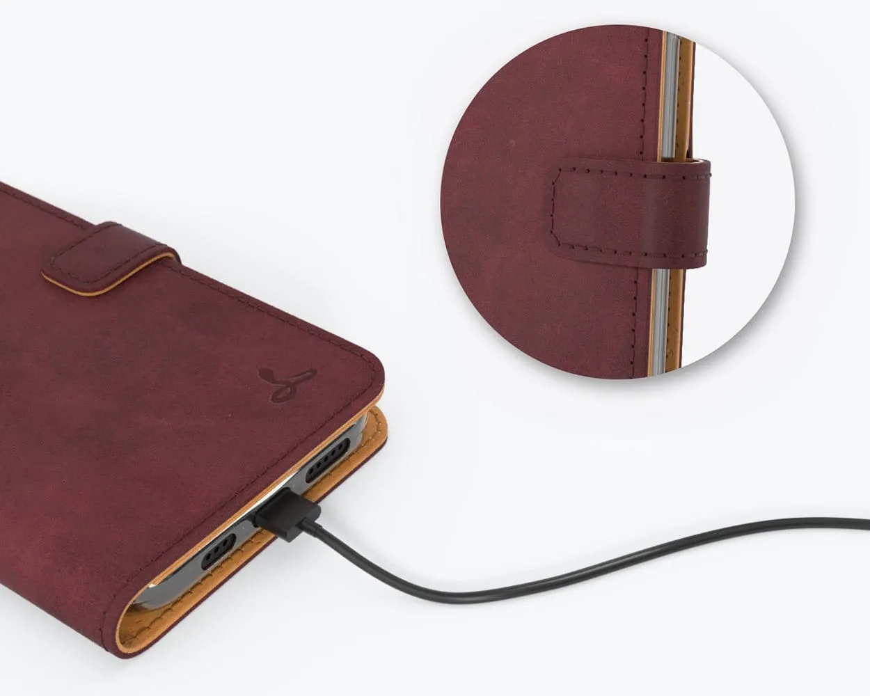 Apple iPhone 12 - Vintage Leather Wallet