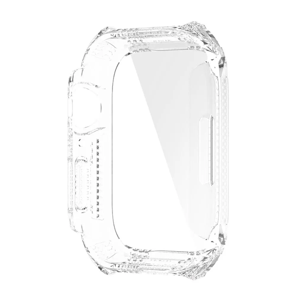 Apple Watch (41mm) rhinestone protective cover with tempered glass - Transparent