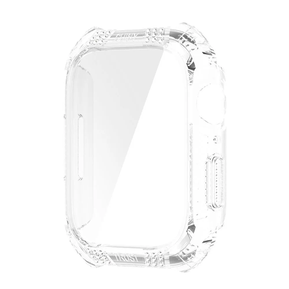 Apple Watch (41mm) rhinestone protective cover with tempered glass - Transparent