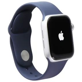 Apple Watch SE (2nd Gen) (GPS   LTE) A2726 40mm Silver Al/Storm Blue Band (S/M)