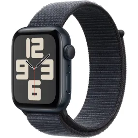 Apple Watch SE  44mm Midnight Aluminium Case  GPS Sport Loop (Ink) [2024]