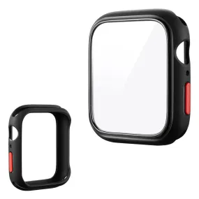 Apple Watch Series 6 / 5 44mm cover with tempered glass - Black