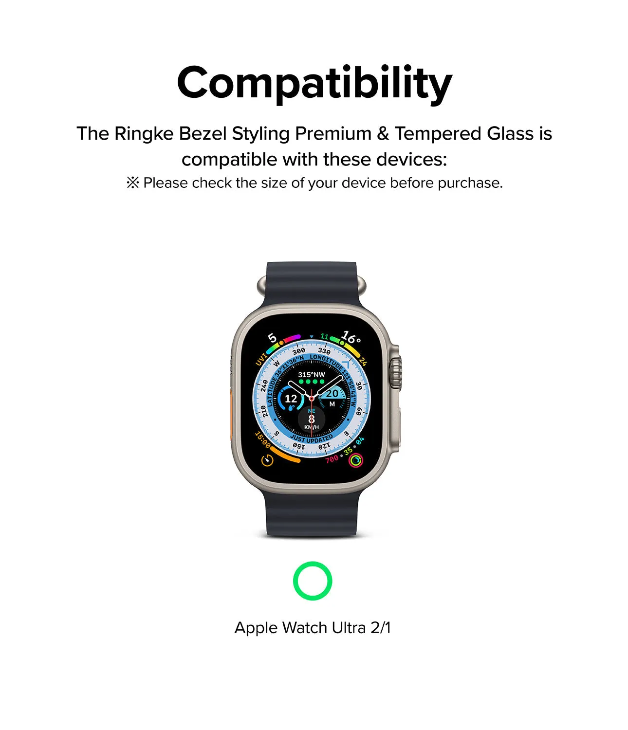 Apple Watch Ultra 2 / 1 | Glass   Bezel Styling Combo