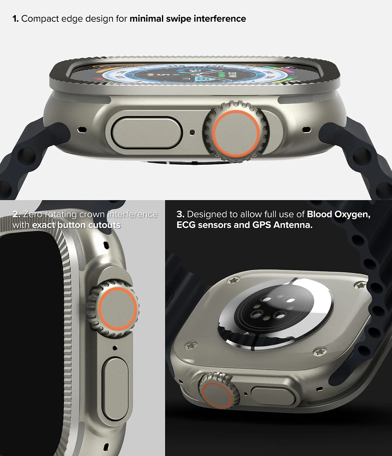 Apple Watch Ultra 2 / 1 | Glass   Bezel Styling Combo