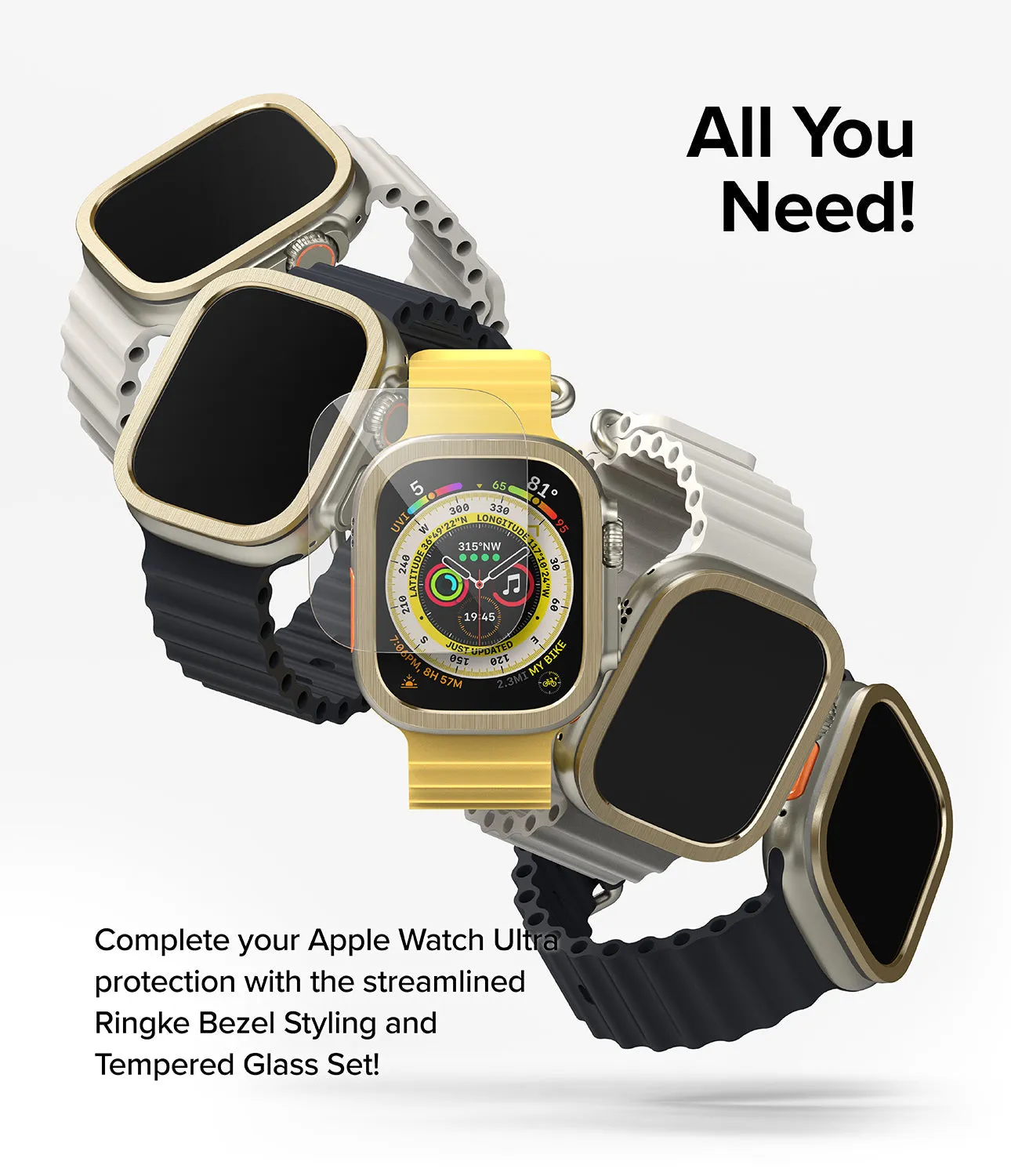 Apple Watch Ultra 2 / 1 | Glass   Bezel Styling Combo