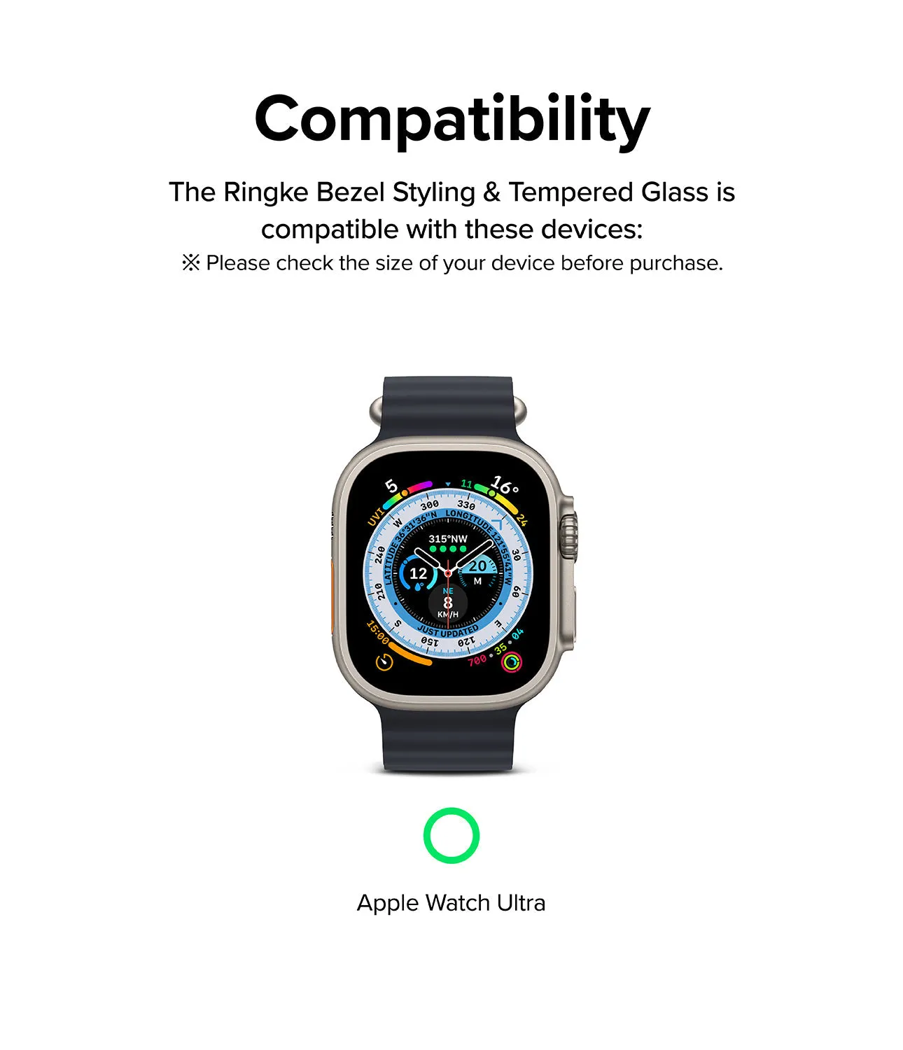 Apple Watch Ultra 2 / 1 | Glass   Bezel Styling Combo