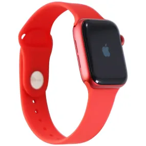 Apple Watch Series 6 (GPS Only) - 40mm Product (RED) Aluminum/Red Band (A2291)