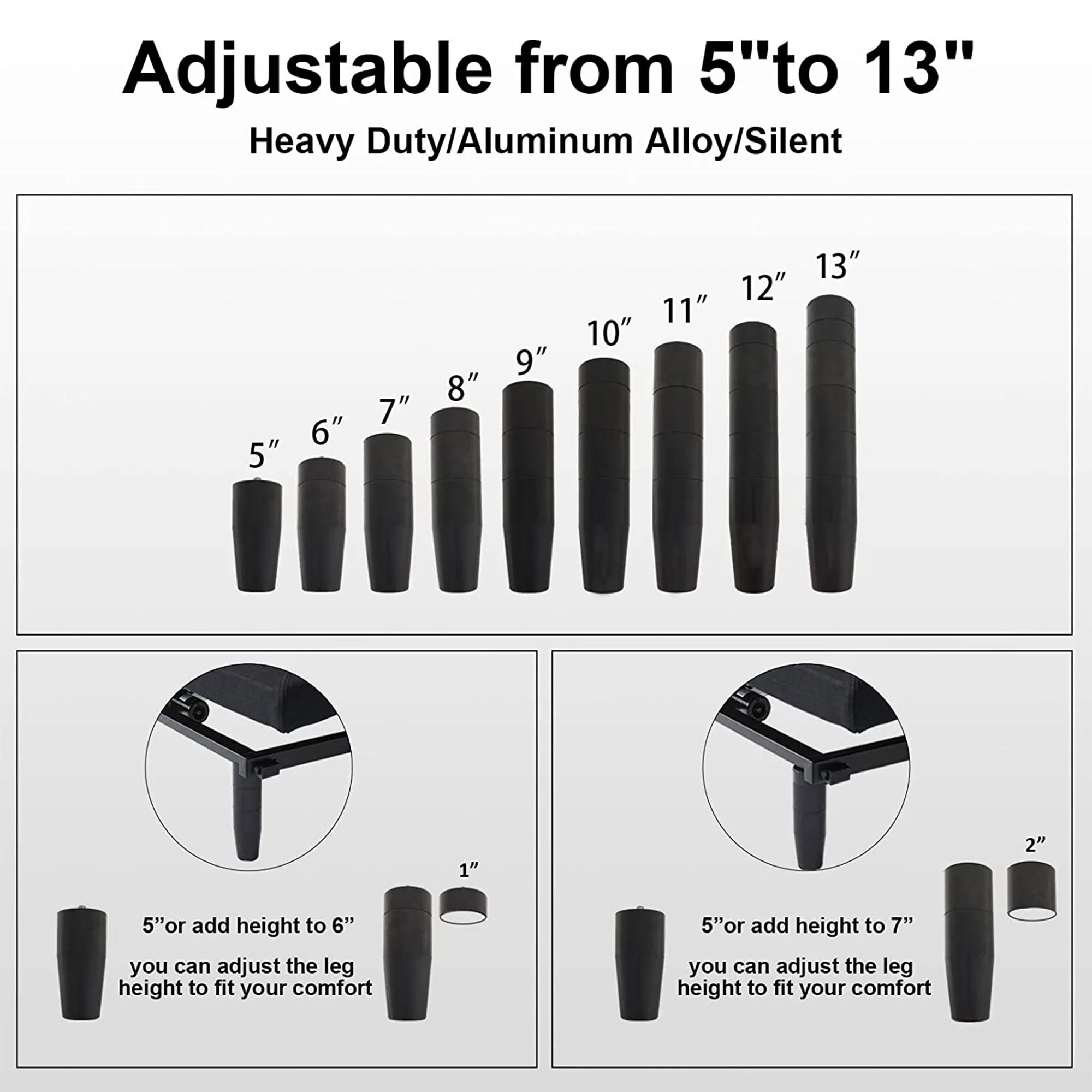 Applied Adjustable Bed with Massage Zones & Bluetooth Control, Queen (For Parts)