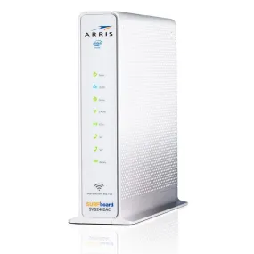 ARRIS SVG2482AC SURFboard 24X8 Docsis 3.0 Cable Modem, AC1750 Wi-Fi Router, White