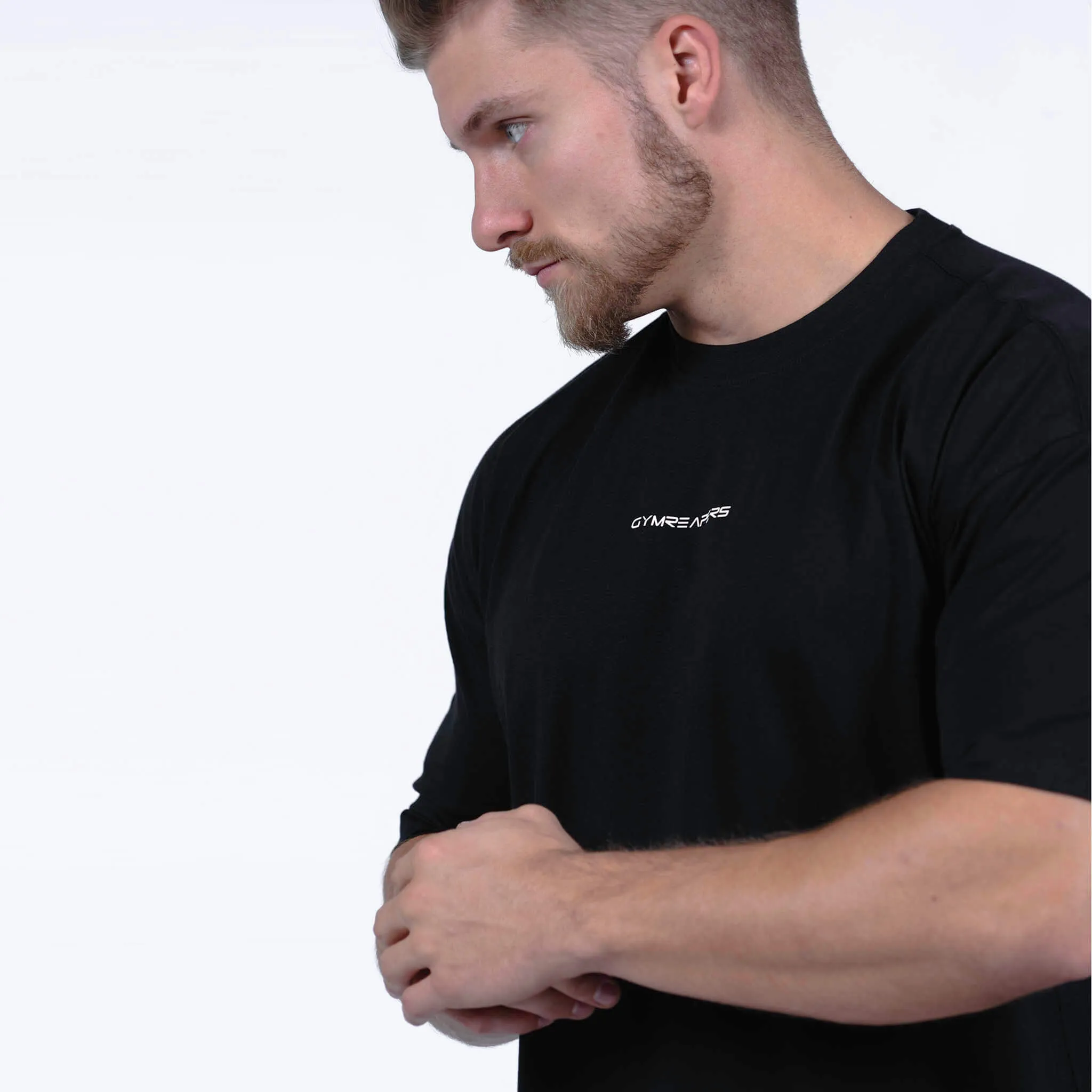 Ascend Box Tee - Black/White