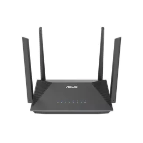 Asus Rt-Ax52 Ax1800 Aimesh Wireless Router Gigabit Ethernet Dual-Band (2.4 Ghz / 5 Ghz) Black