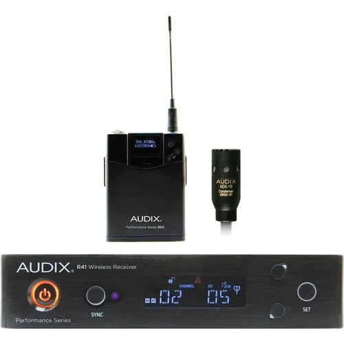 Audix AP41L10A Bodypack And Lavalier Wireless System