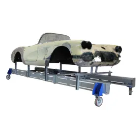 AutoTwirler Corvette Subframe w/ 8" Polyon Cast Wheels (Bare Steel)