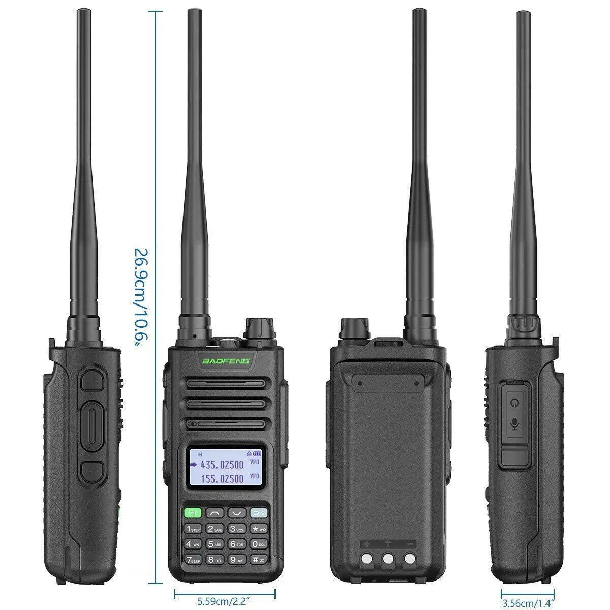 Baofeng UV 13 PRO V1 Walkie Talkie High Power 16 KM Long Range USB Charger 999CH Two Way Radio Dual Band UHF VHF UV 5R Radio