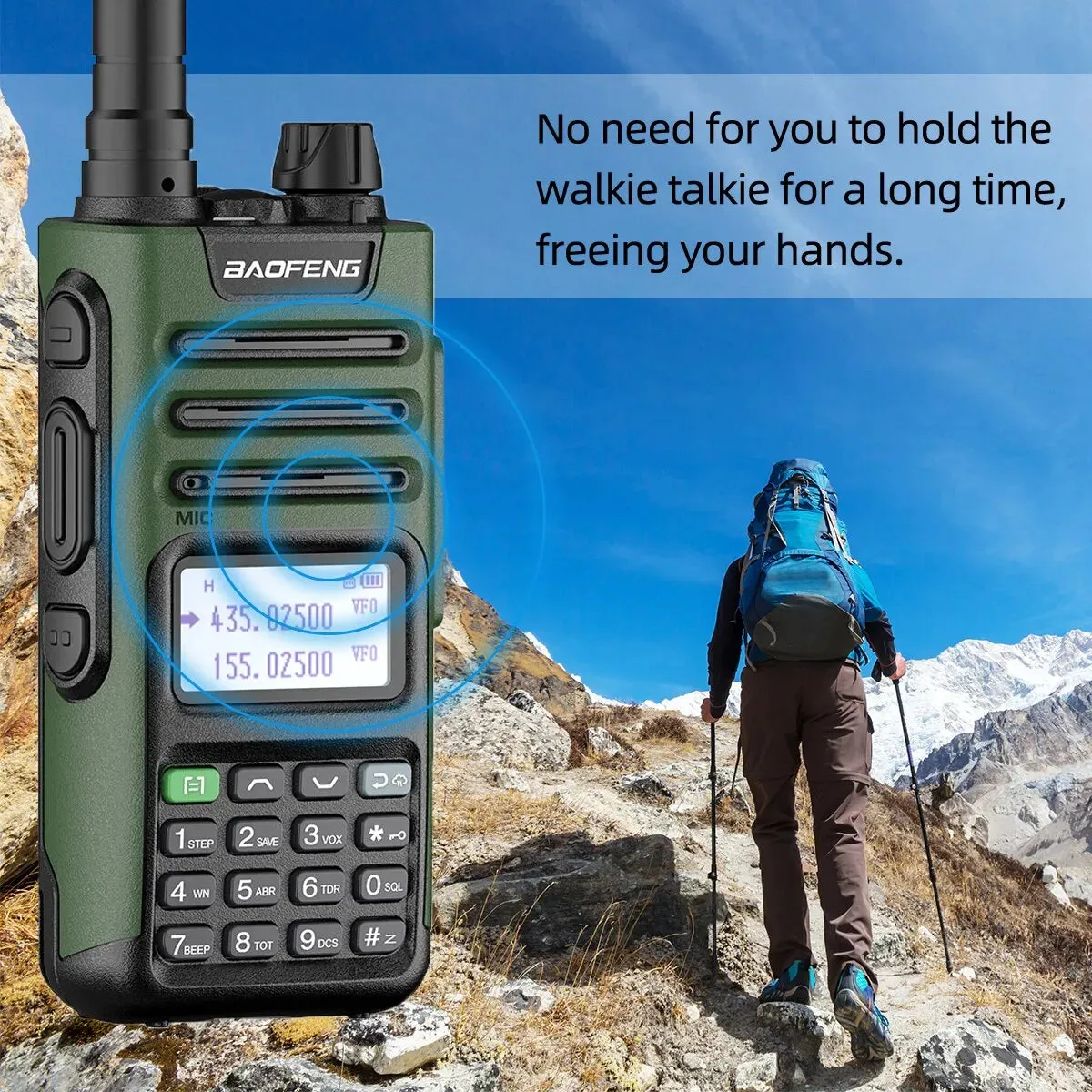 Baofeng UV 13 PRO V1 Walkie Talkie High Power 16 KM Long Range USB Charger 999CH Two Way Radio Dual Band UHF VHF UV 5R Radio