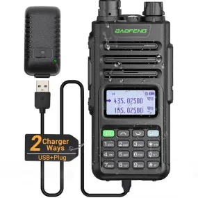 Baofeng UV 13 PRO V1 Walkie Talkie High Power 16 KM Long Range USB Charger 999CH Two Way Radio Dual Band UHF VHF UV 5R Radio