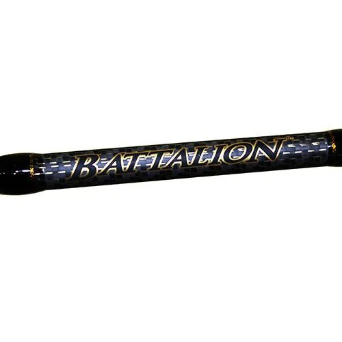 Battalion Inshore Spinning Rod - 6'6" Length, 1 Piece Rod, 6-12 lb Line Rate, 1-16-5-8 oz Lure Rate, Light Power