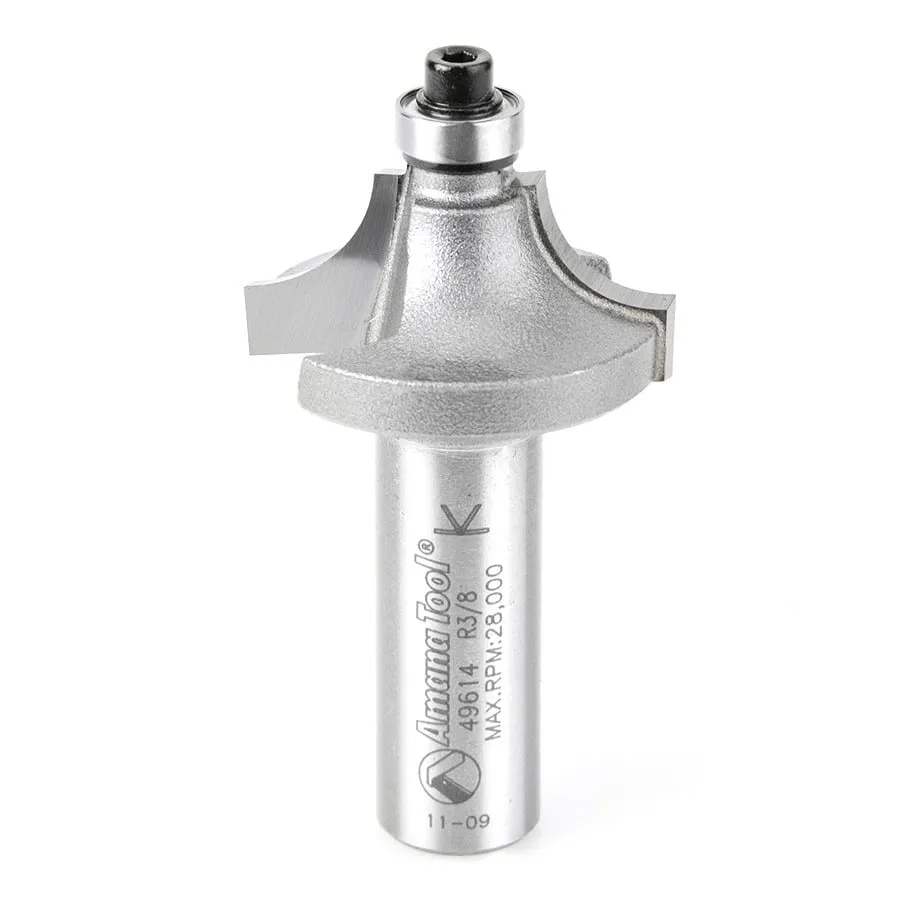 Beading Router Bit | 3⁄8 Radius x 1 1⁄4 Dia x 5⁄8 x 1⁄2"Shank | 49614 | 738685896143