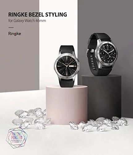 Bezel Styling for Galaxy Watch 46mm / Galaxy Gear S3 Frontier - [Stainless Steel]