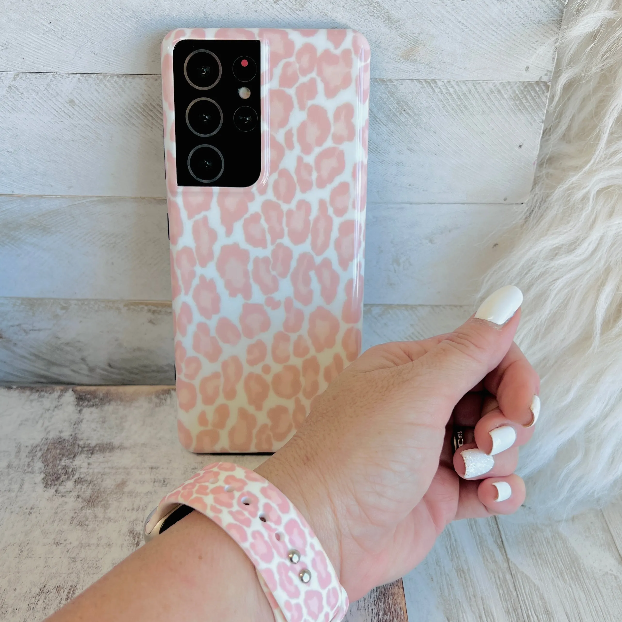 Blush Leopard Cell Phone Case For Samsung Galaxy