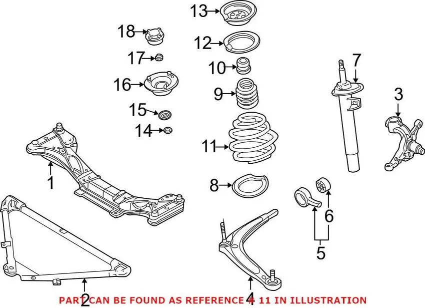 BMW Coil Spring – Front (Sport) 31332282332