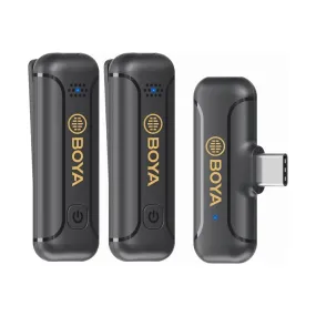 BOYA Wireless Microphone Double USB-C BYWM3T2-U2