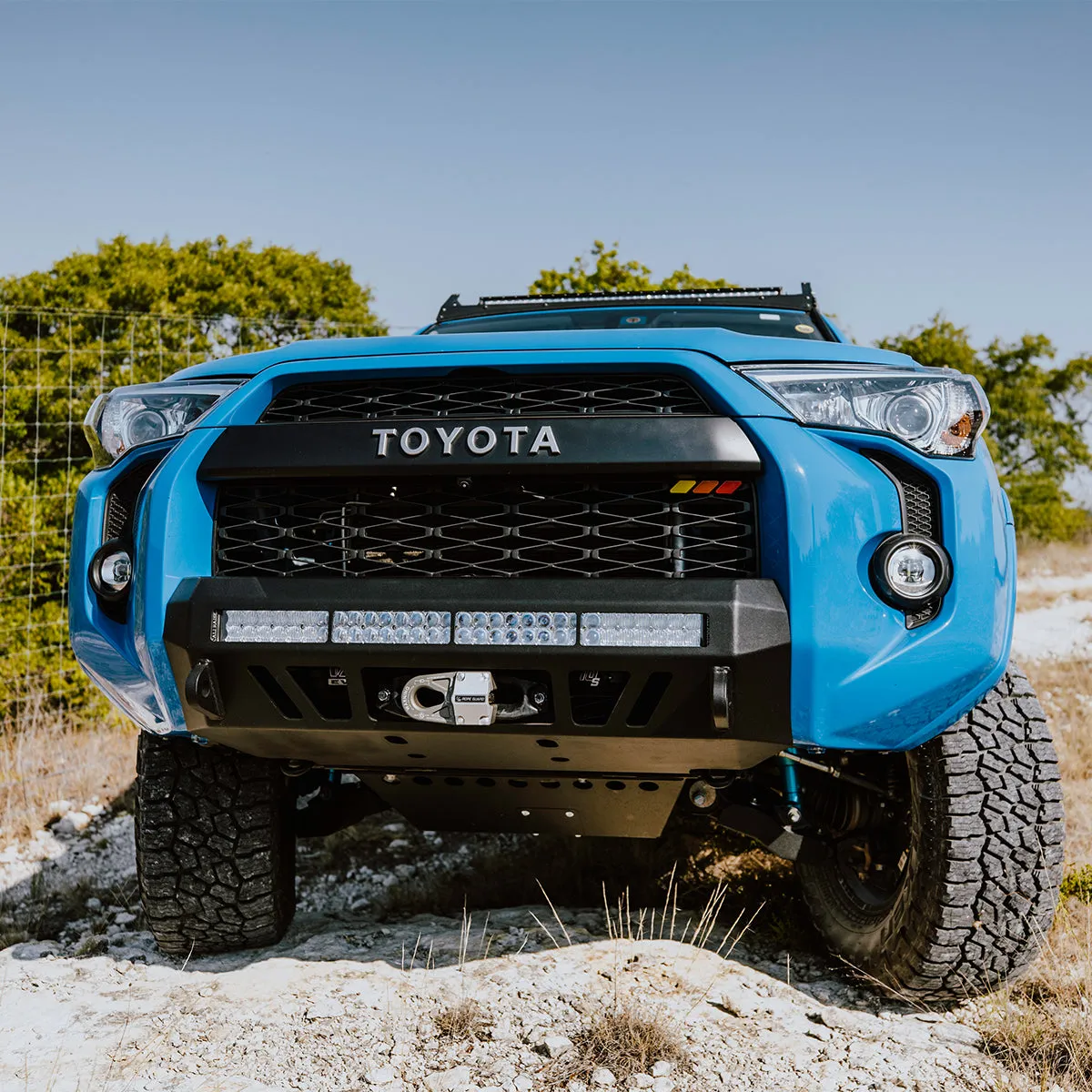 CALI RAISED LED 2014  4Runner Stealth Bumper