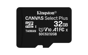 Card 32Gb Kingston Canvas Select Plus Microsdhc 100Mb/S  Adapter