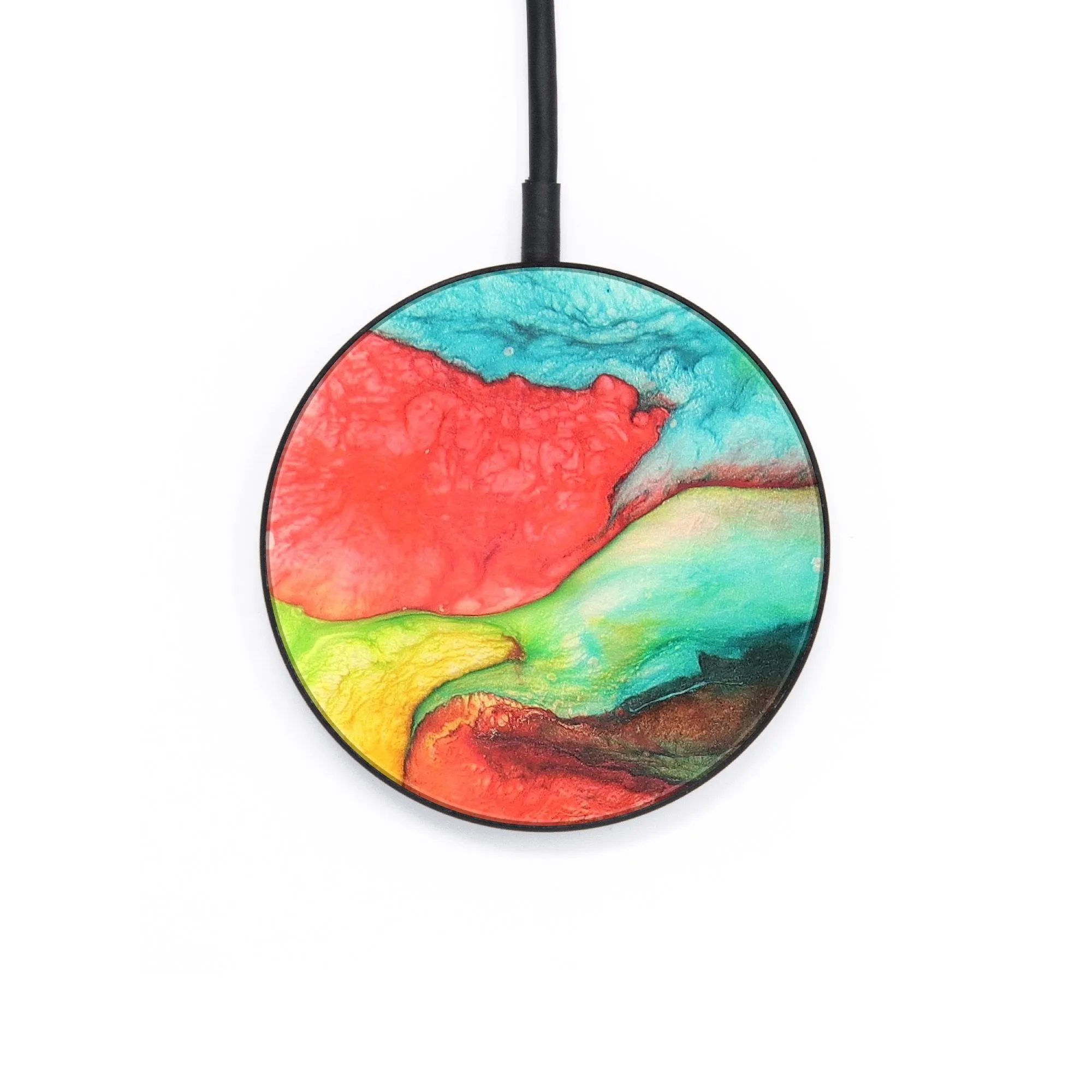 Circle ResinArt Wireless Charger - Aubree (Watercolor, 679624)