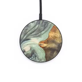 Circle Wood Resin Wireless Charger - Braelynn (Green, 671762)